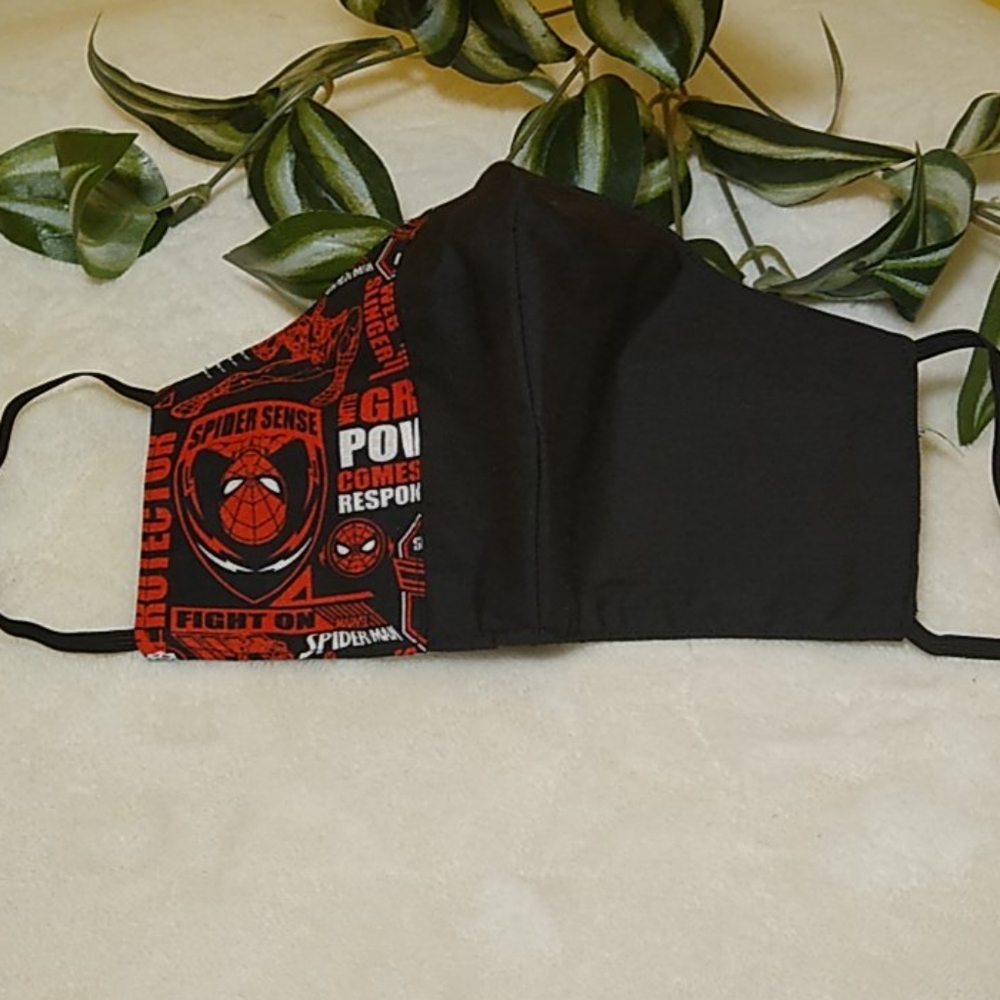 (Spider Man) Face Mask 2 layers - Picture 2 of 4